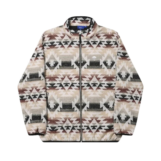 Lando Full Zip Jacket Off White Multico