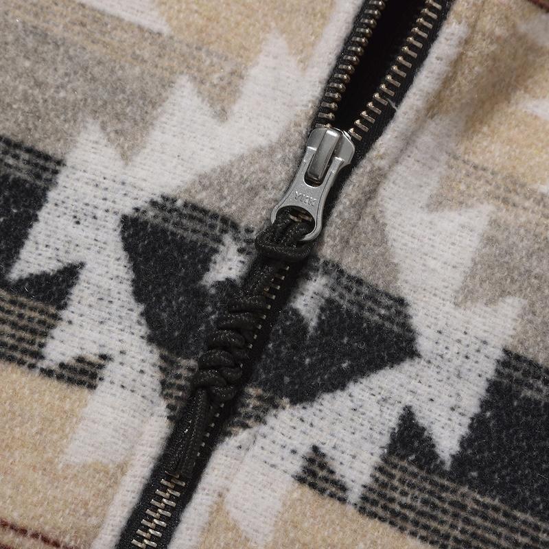 Lando Full Zip Jacket Off White Multico