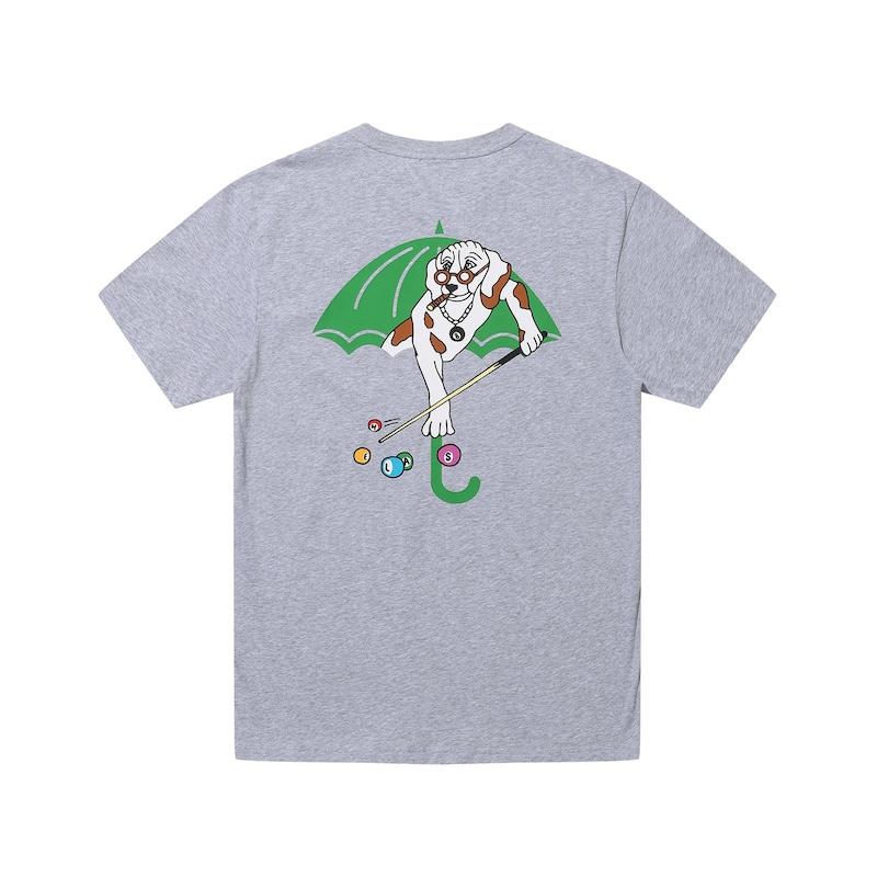 Pooldog Tee Heather Grey