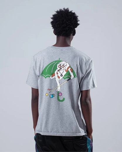 Pooldog Tee Heather Grey