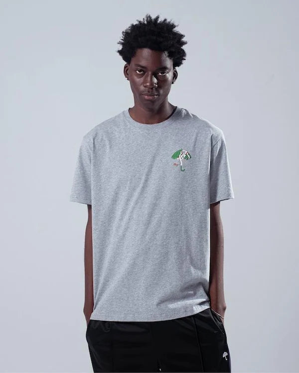 Pooldog Tee Heather Grey