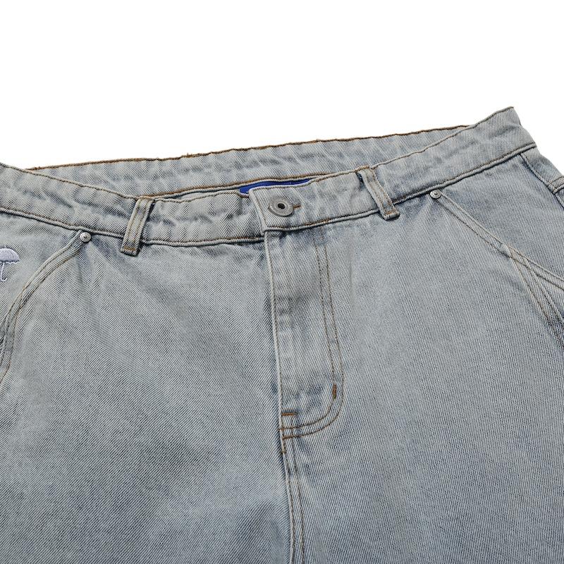 Zigzagger Jeans Pants Washed Light Blue