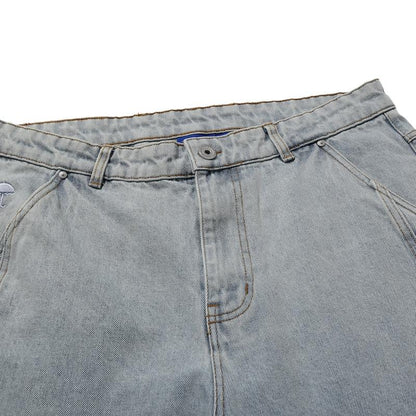 Zigzagger Jeans Pants Washed Light Blue