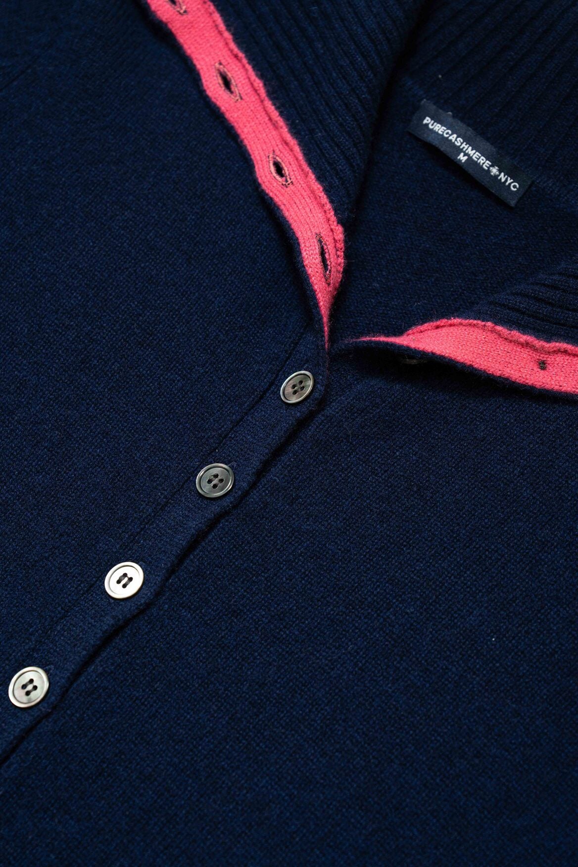 High Neck Cardigan w/ Color Cardigan