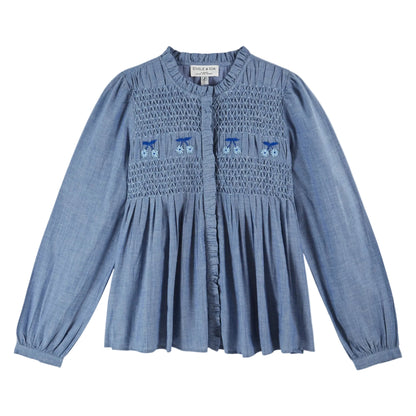 Blouse Smocks Chambray