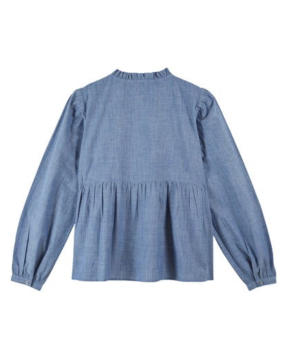 Blouse Smocks Chambray