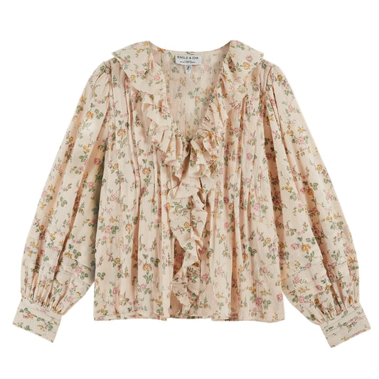 Blouse Imprimee Plissee