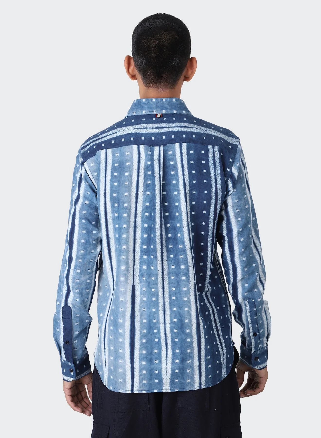 Ryan Shirts Shibori13 Indigo