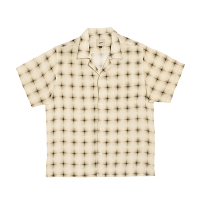Ivory Digi Plaid Camp Short Sleeve Shirt