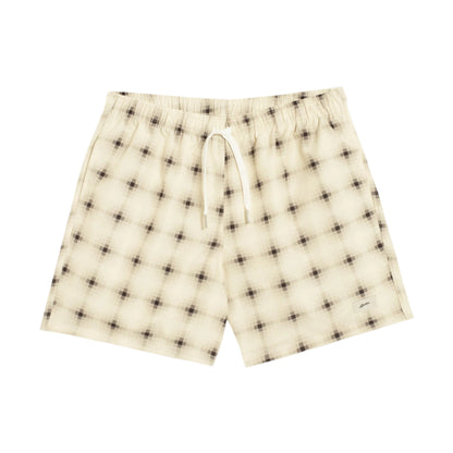 Ivory Digi Plaid Swim Trunks