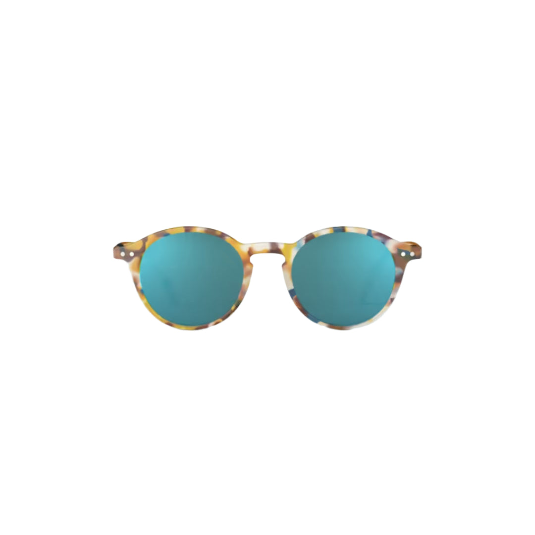IZIPIZI SUN LMS #D Tortorise Mirror Soft Blue Mirror Lenses