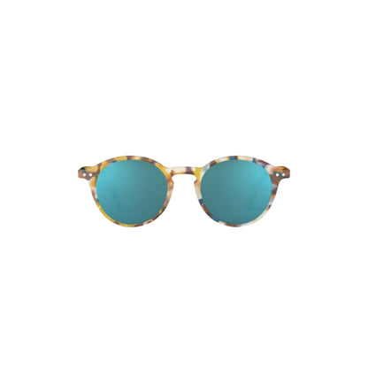 IZIPIZI SUN LMS #D Tortorise Mirror Soft Blue Mirror Lenses