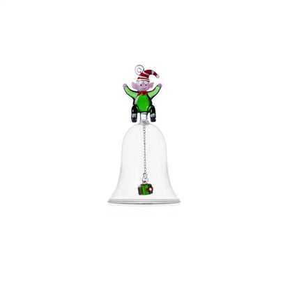 Christmas Tales Bell Green Elf W/Gift