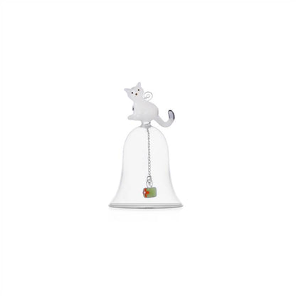 Tabby Cat Christmas Edition Bell White C