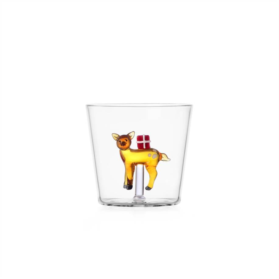 Woodland Tales Tumbler Reindeer W/Red Gi