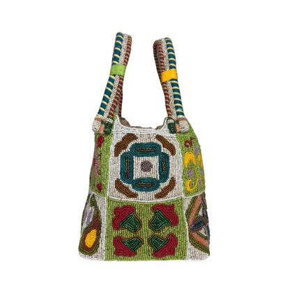 Male - Cotton Bag With Beads Embroidery