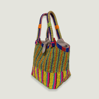 Yala - Cotton Bag With Beads Embroidery