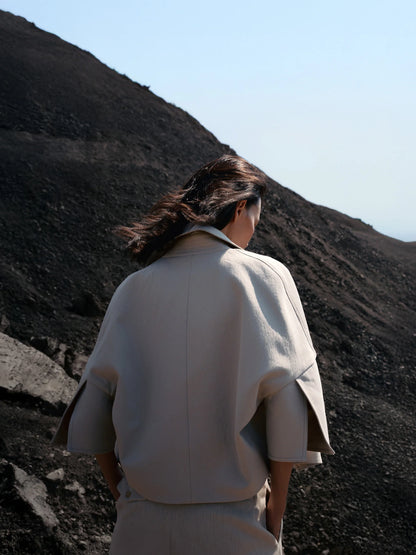 Cotton Gabardine "Hiro" Jacket