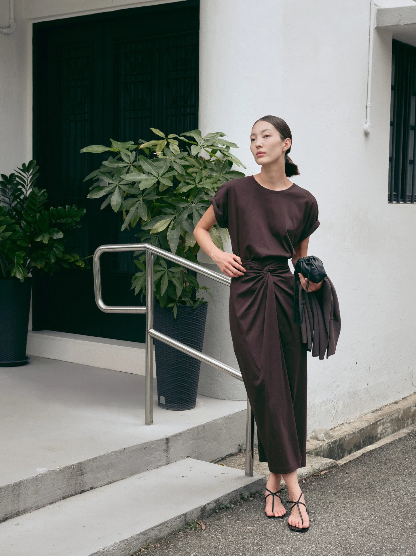 Cotton Jersey "Sumali" Skirt