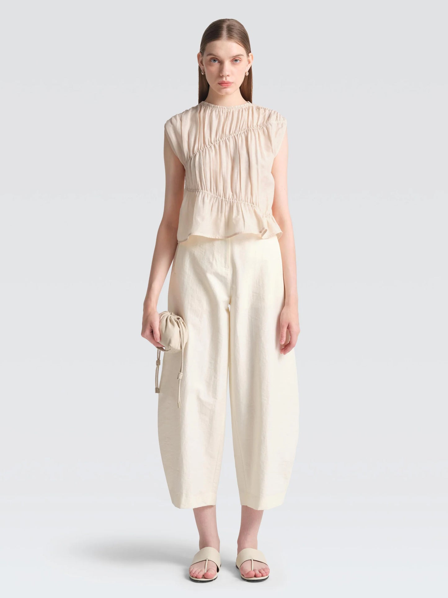 Cotton Linen "Emmy" Top