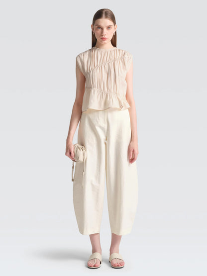 Cotton Linen "Emmy" Top