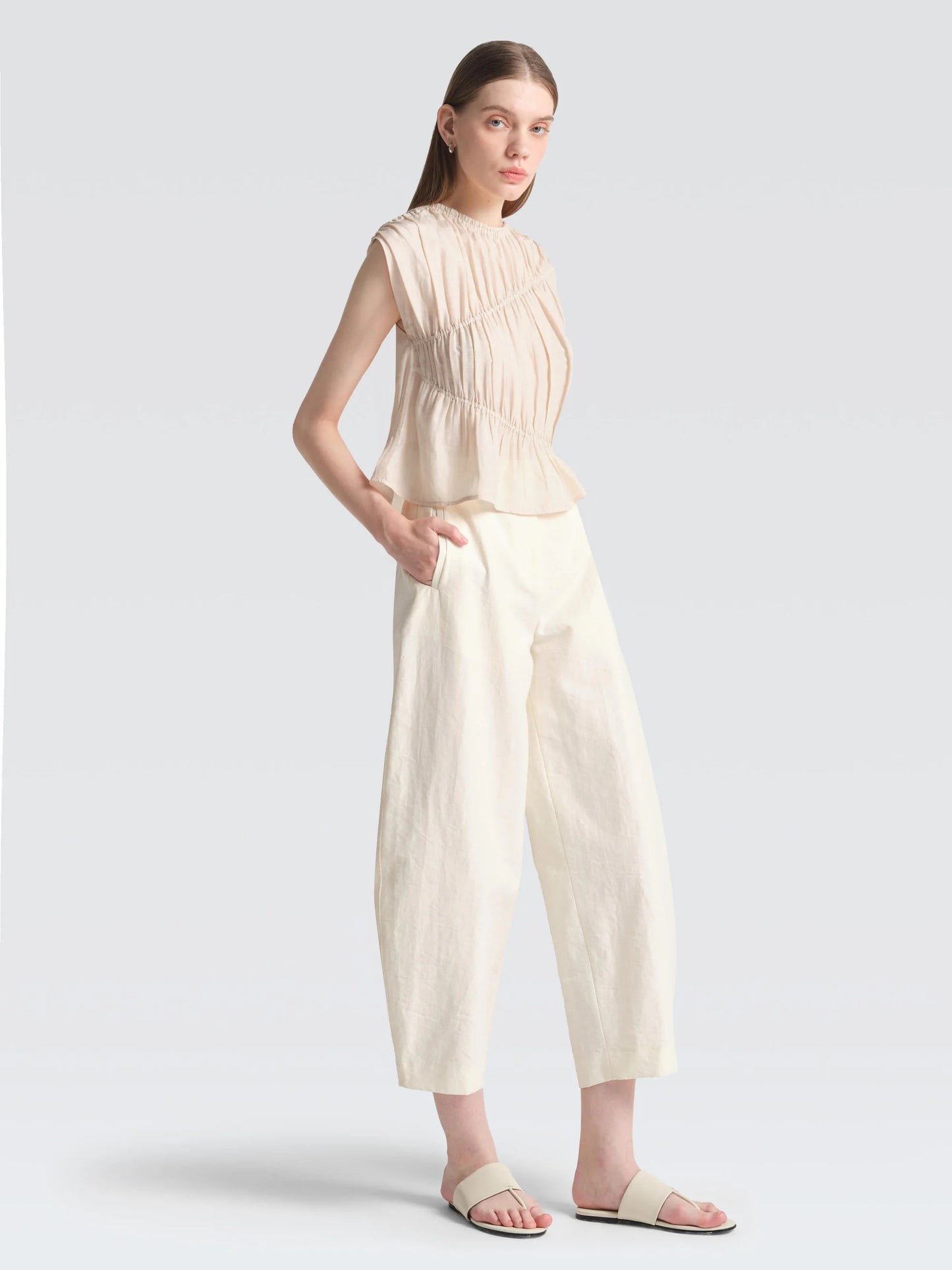 Cotton Linen "Emmy" Top