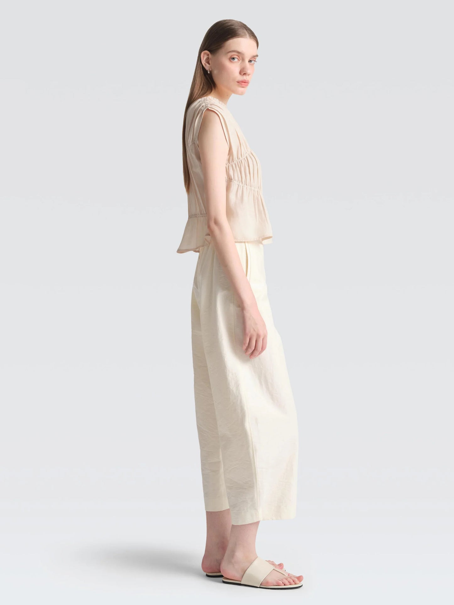 Cotton Linen "Emmy" Top