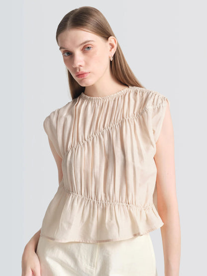 Cotton Linen "Emmy" Top