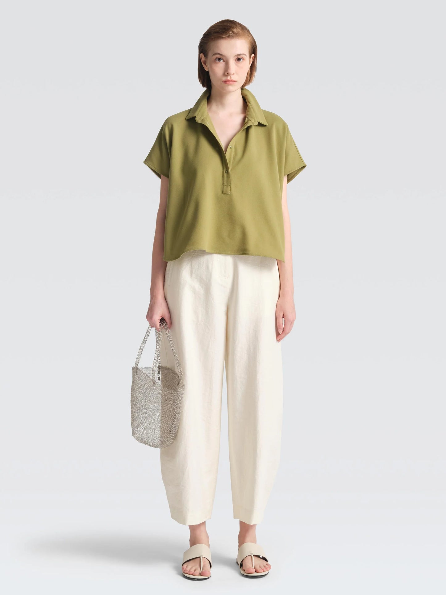 Cotton Pique "Ariel" Top