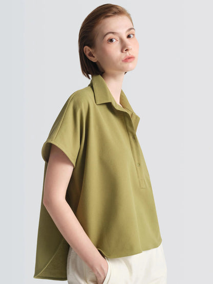 Cotton Pique "Ariel" Top