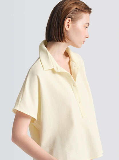 Cotton Pique "Ariel" Top