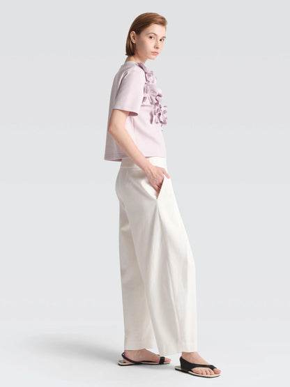 Cotton Pique "Aster" Top