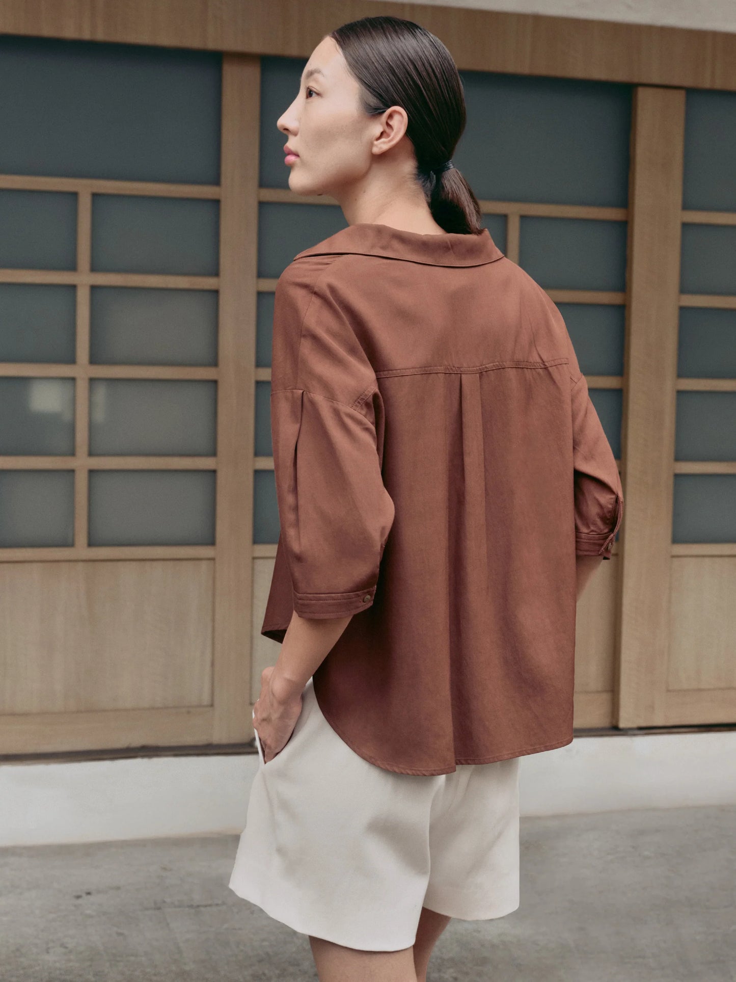 Cotton Rayon "Raschelle" Shirt
