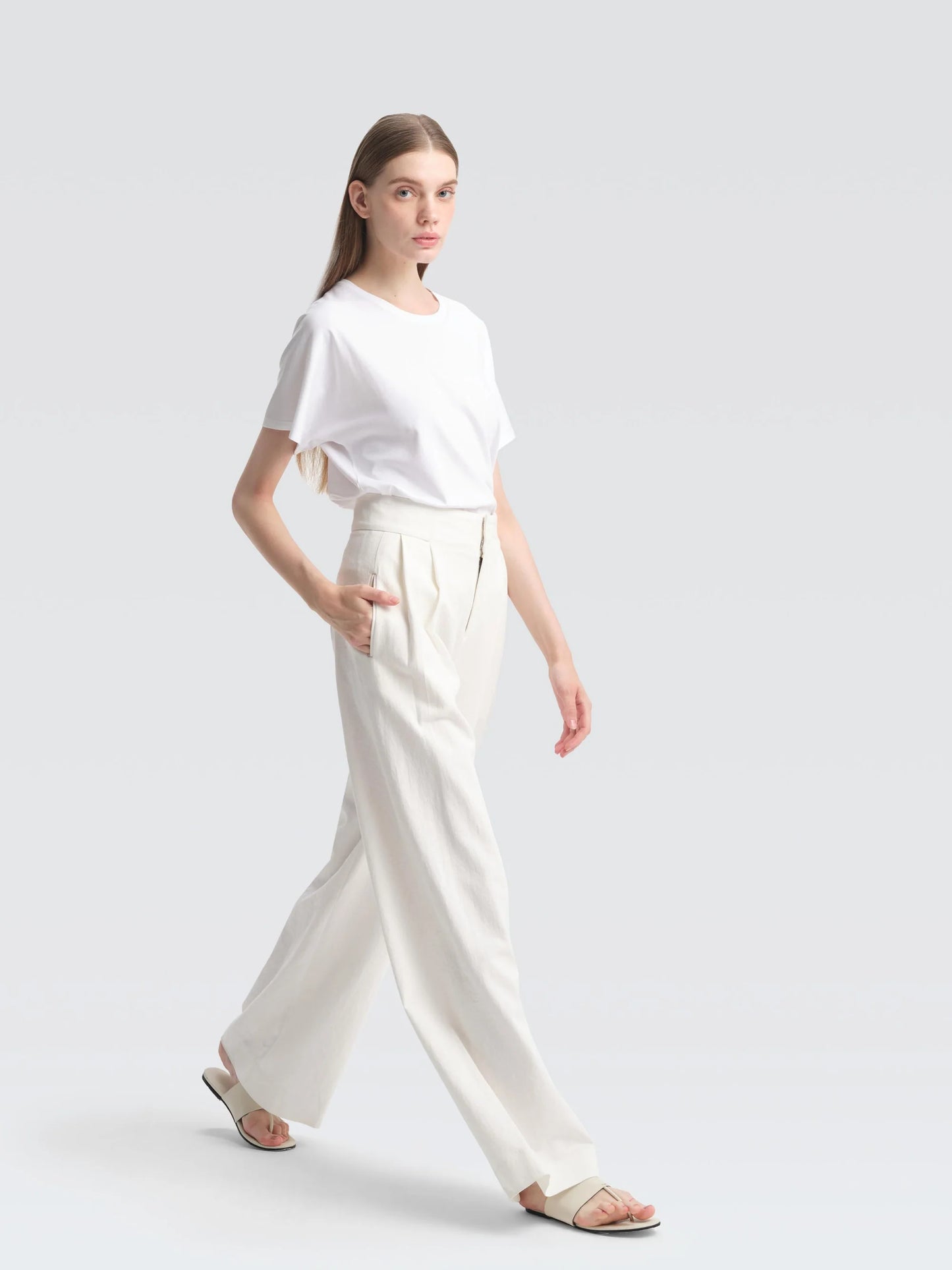 Cotton Twill "Bondi" Pant
