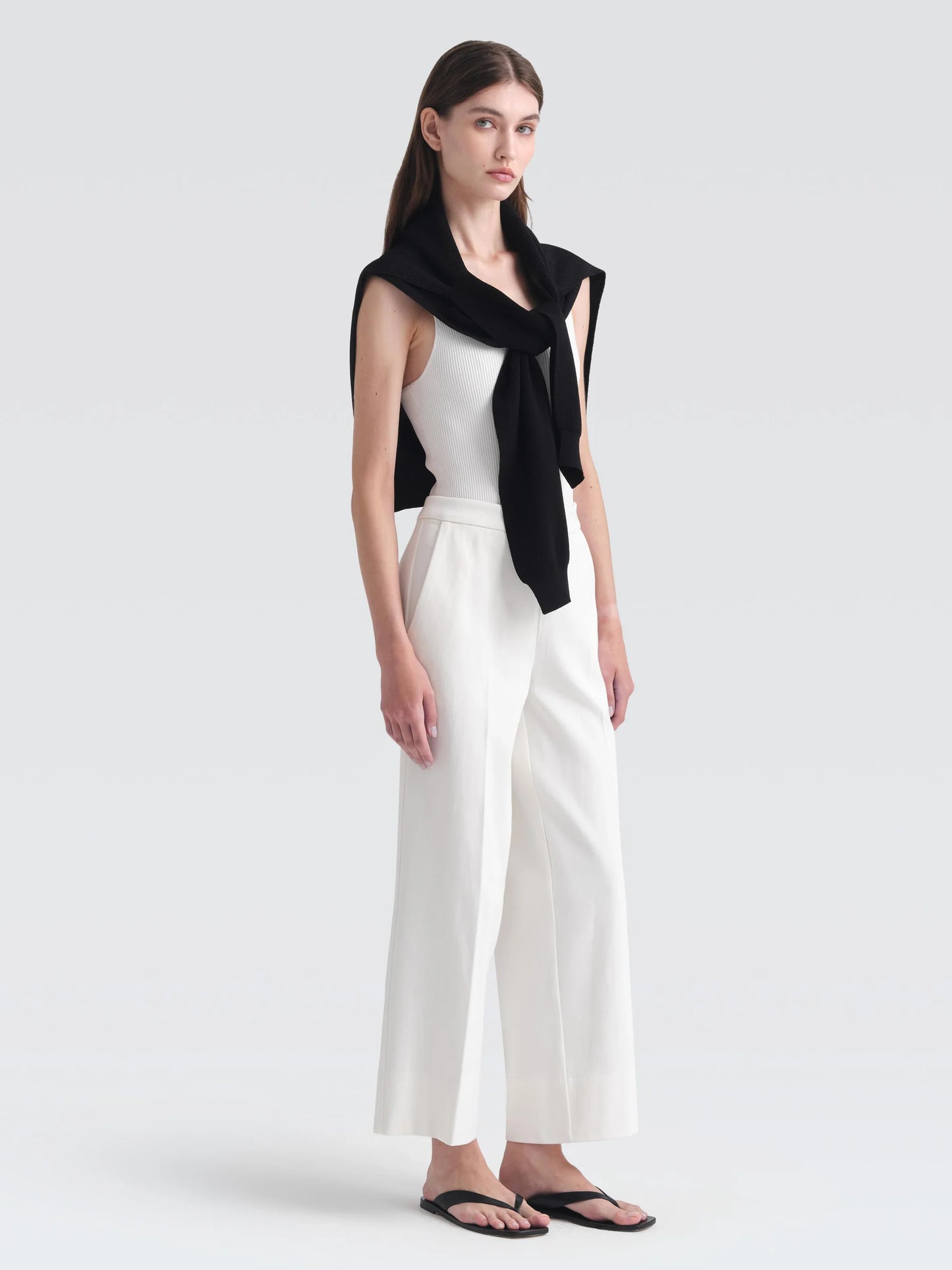 Cotton Twill "Louise" Pants