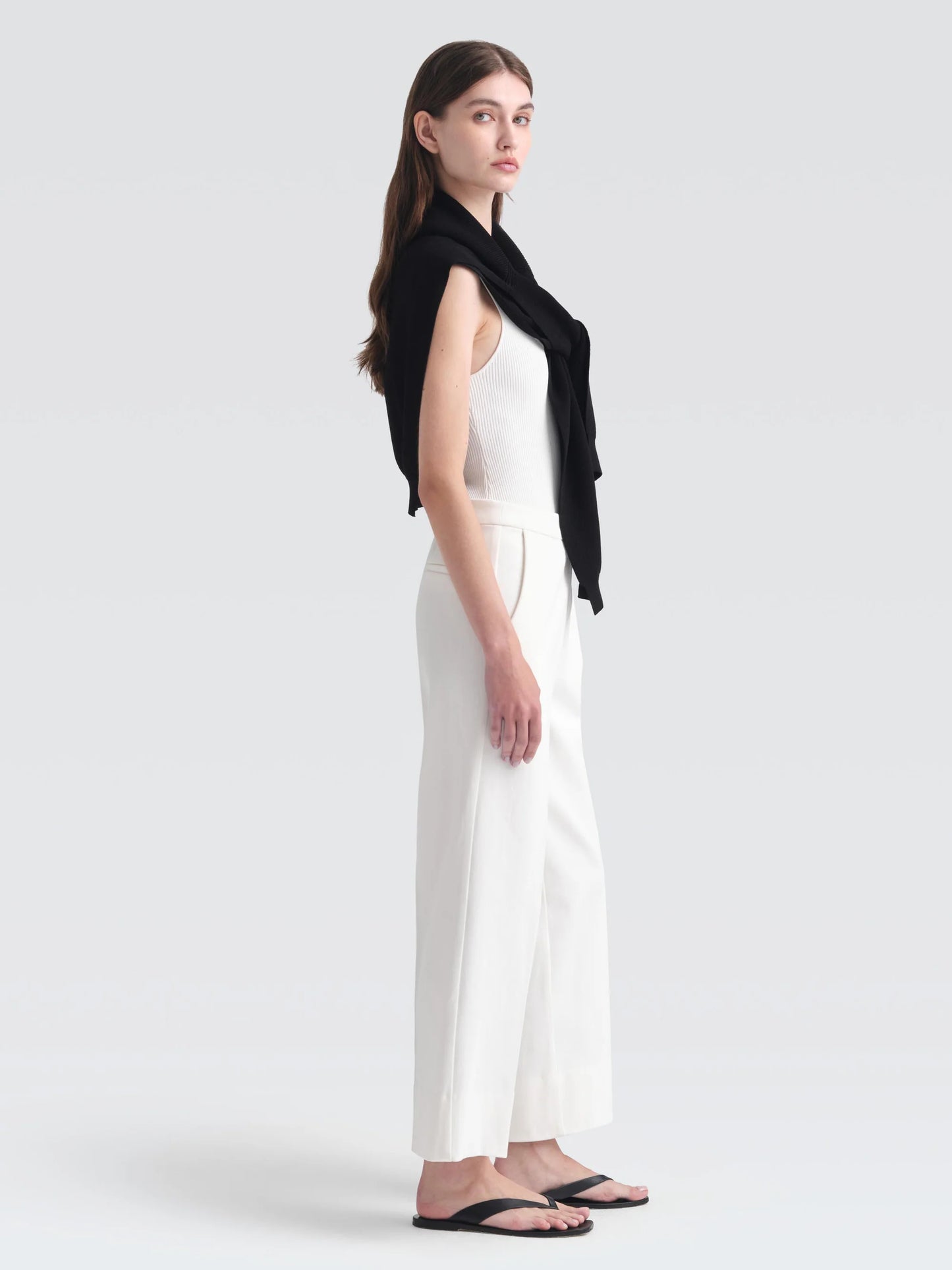 Cotton Twill "Louise" Pants