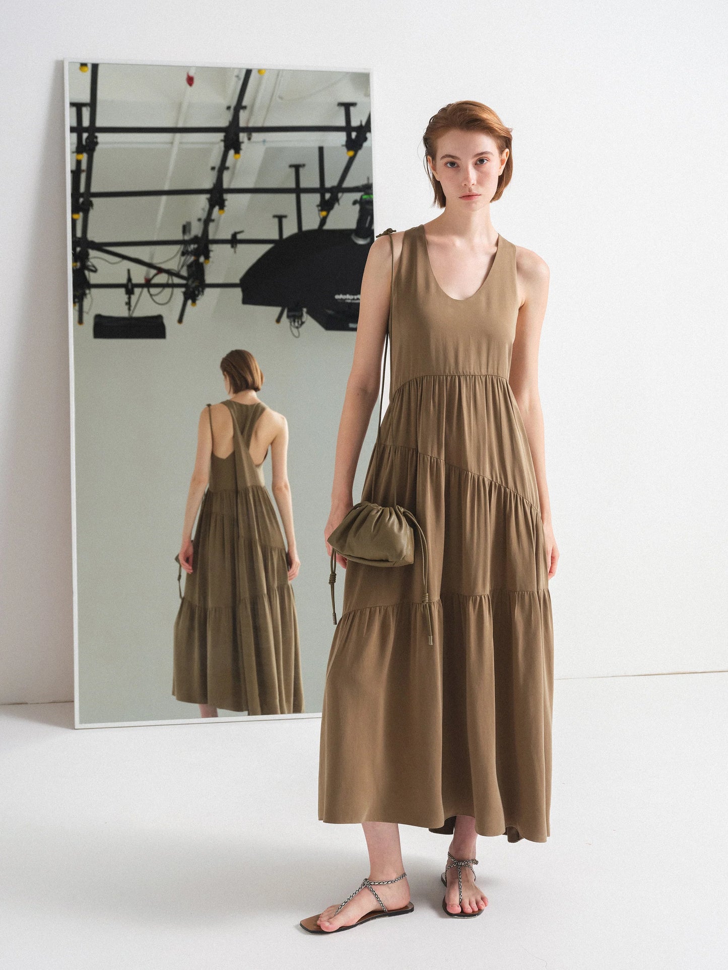 Cupro "Hybridge" Dress