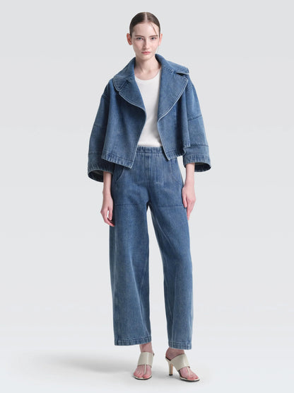 Denim "Edith" Pants