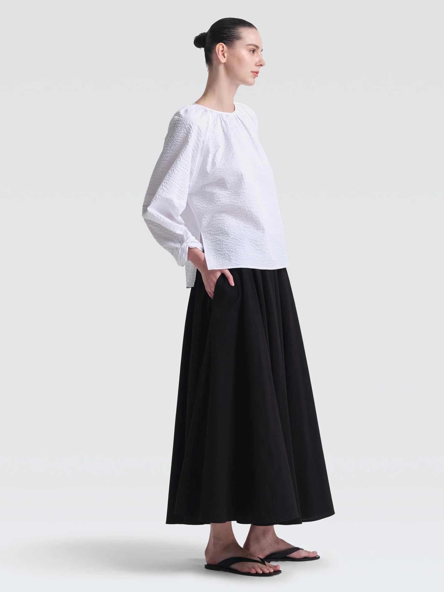 Seersucker "Moona" Top