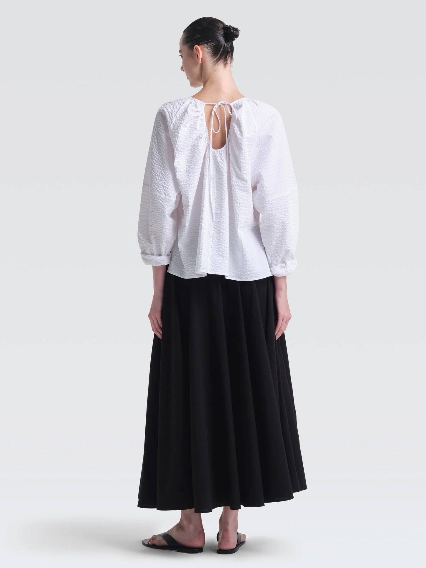 Seersucker "Moona" Top