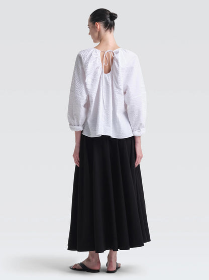 Seersucker "Moona" Top