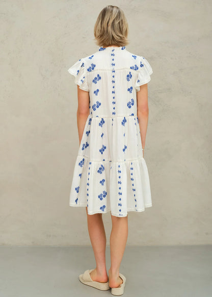 Iris Woven Frill S/Dress