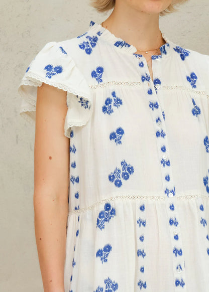 Iris Woven Frill S/Dress