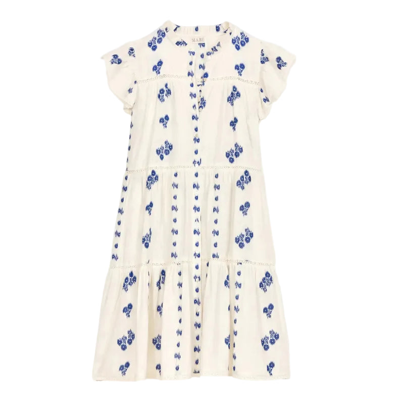 Iris Woven Frill S/Dress