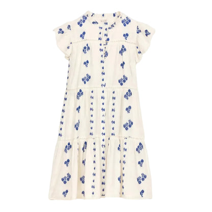 Iris Woven Frill S/Dress