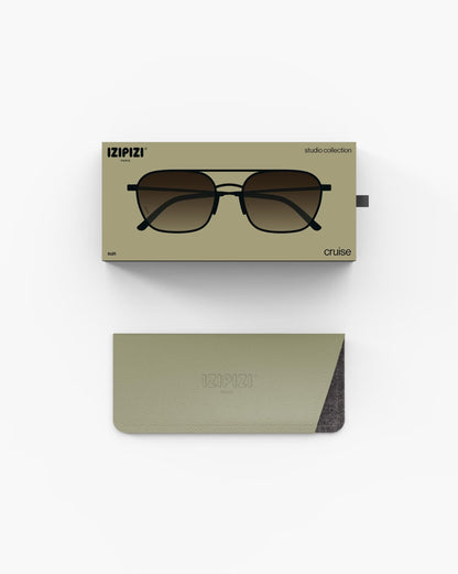 SUN CRUISE Black Grey Shading Lenses