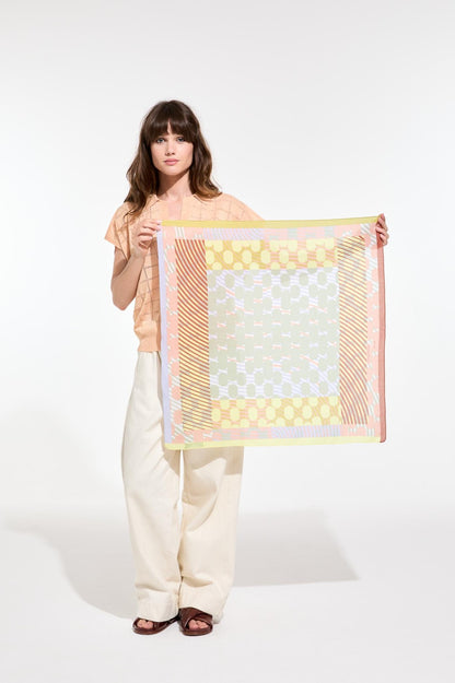 J - Pastel Pollen Scarf