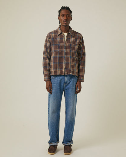 Venice Plaid Zip Jacket