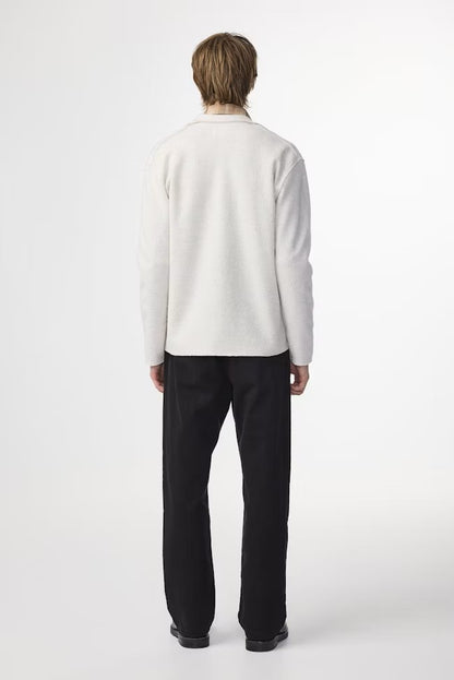 Jonas Boiled wool Overshirt