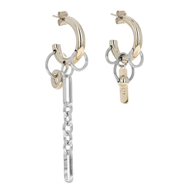 Iris Pearl Earrings Palladium